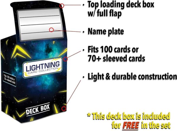 50 Pokemon Cards Plus 1 Ultra Rare Legendary Pokemon Card | Bundle with LCC Deck Box - Image 2