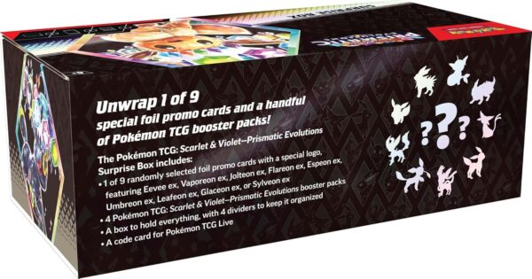 Pokemon TCG Scarlet & Violet 8.5 Prismatic Evolutions Surprise Box - Image 4