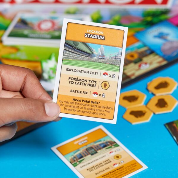 Monopoly Pokémon Edition Board Game | Ages 8 and Up | 2 to 4 Players | Kids Games for Pokémon Fans | Fun Family Games| 45 Mins. Avg. - Image 6