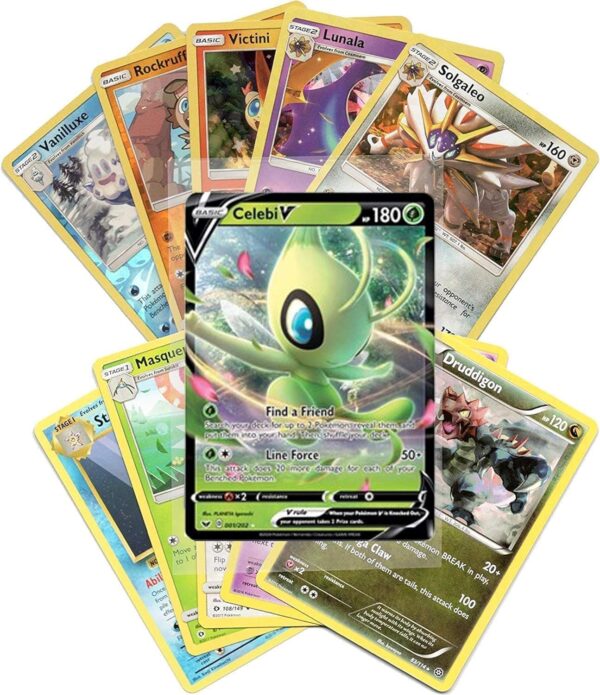 Pokemon Cards 50 Card Assorted Lot with Guaranteed V Pokemon - Image 5
