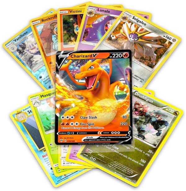 50+ Official Pokemon Cards Collection with 5 Foils in Any Combination and at Least 1 Rarity, GX, EX, FA, Tag Team, Or Secret Rare - Image 3