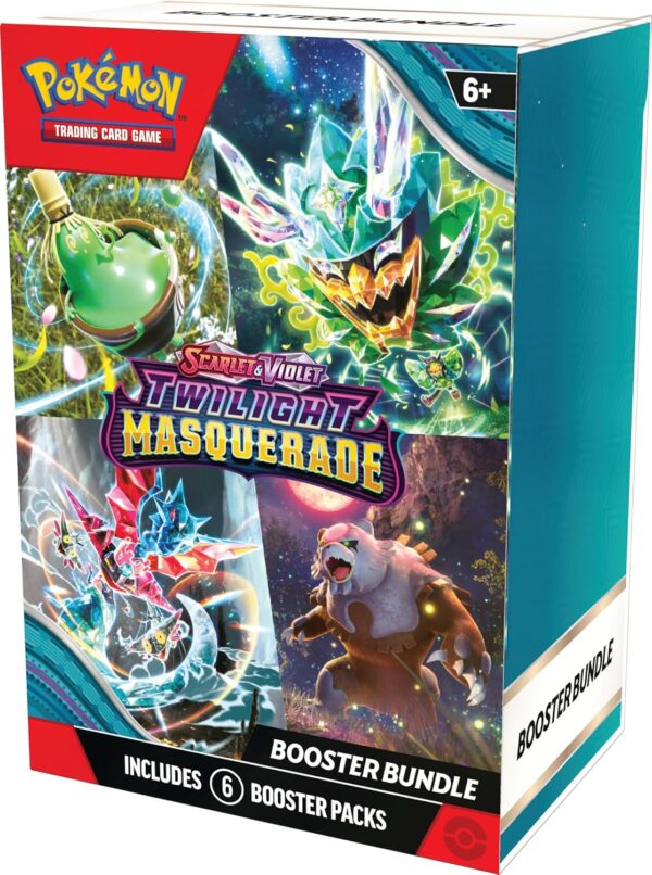 Pokémon TCG: Scarlet & Violet—Twilight Masquerade Booster Bundle (6 Boosters) - Image 2