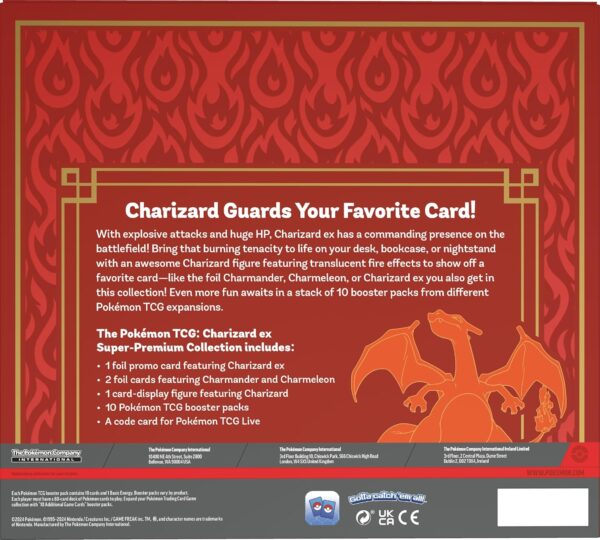 Pokémon TCG: Charizard ex Super-Premium Collection (3 Foil Promo Cards, 1 Card-Display Figure & 10 Booster Packs) - Image 4