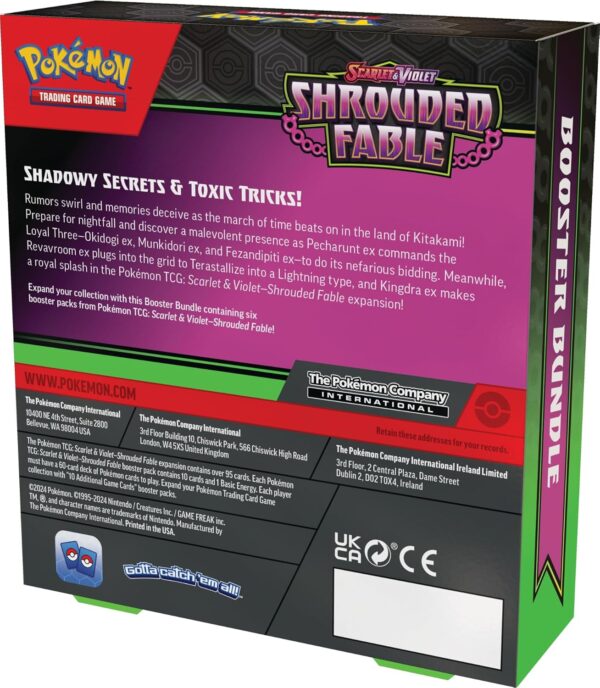 POKEMON TCG: SCARLET AND VIOLET SHROUDED FABLE BOOSTER BUNDLE - Image 3