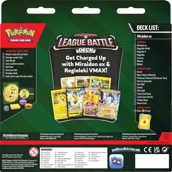 Pokémon TCG: Miraidon ex League Battle Deck - Image 4