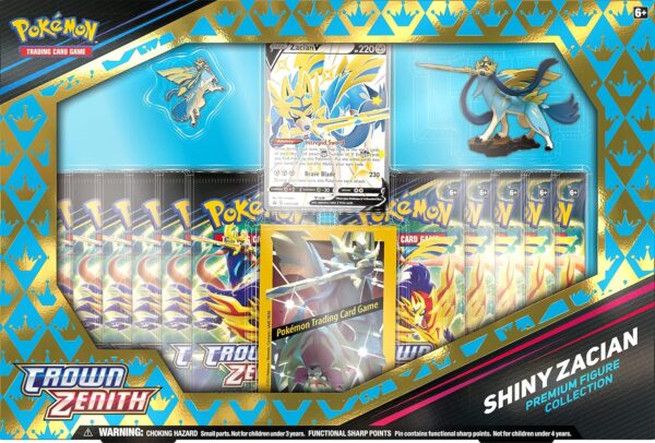 Pokemon Crown Zenith Shiny Zacian Premium Figure Collection - Image 2
