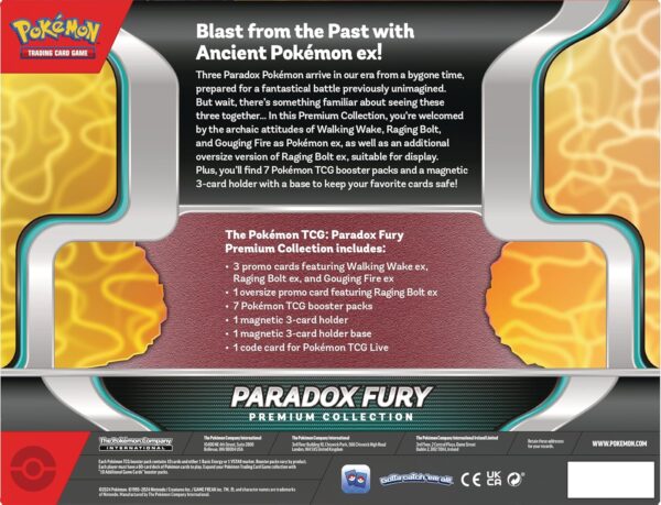 Pokemon TCG: Paradox Fury Premium Collection - 2024 Amazon Holiday Exclusive - Image 2