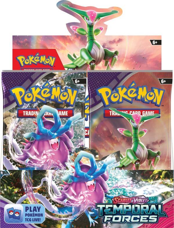 POKEMON TCG: Scarlet and Violet: Temporal Forces: Booster Display Box - Image 2
