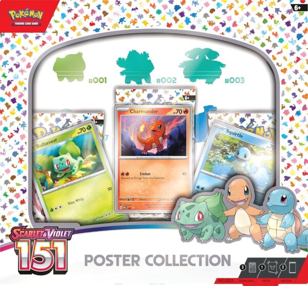 Pokemon TCG Scarlet & Violet 3.5 Pokemon 151 Poster Collection - Image 2